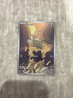 Pokemon Phanpy 205/191 Surging Sparks Illustration Rare Full Art Holo NM - Image 1