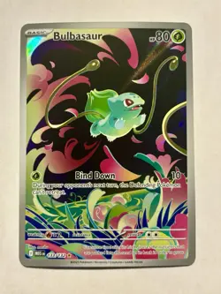 Pokemon Bulbasaur 133/132 Me01: Mega Evolution Illustration Rare Holo - Image 1
