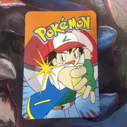 Pokemon Meowth Vintage Pocket Monsters Vending HOLO Prism Sticker 2000 Nintendo - Image 2