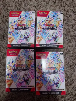 Pokemon Prismatic Evolutions Booster Bundle SEALED Lot Of 4 - Image 1