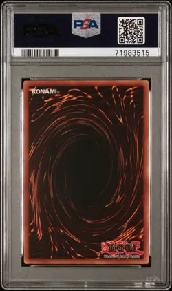 PSA 9 YUGIOH Legend of Blue Eyes White Dragon LOB 053 Raigeki 1st Edition - Image 2