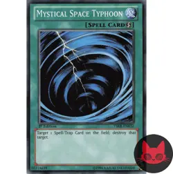 Yugioh Mystical Space Typhoon YSKR-EN032 Common 1st Edition NM - Image 1