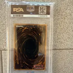 2004 Yugioh Kaiba Evolution BLUE-EYES WHITE DRAGON SKE-001 1st Edition PSA 8 - Image 2