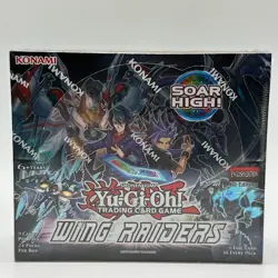 Yugioh Wing Raiders 1st Edition Booster Box - Factory Sealed - English - Image 1