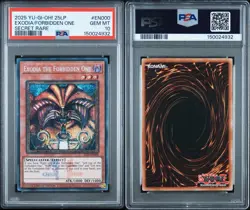 YuGiOh! Exodia The Forbidden One 25LP-EN000 Secret Rare EMBLAZONED PSA 10 - Image 3