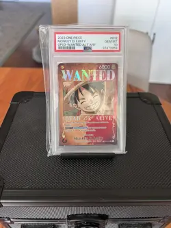 PSA 10 Monkey D Luffy ST01-012 OP03 Wanted Alt Art One Piece Card English - Image 1