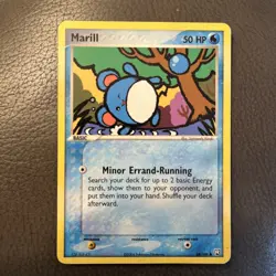POKEMON MARILL 68/109 UNCOMMON ROCKET RETURNS NM CARD - Image 1