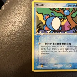 POKEMON MARILL 68/109 UNCOMMON ROCKET RETURNS NM CARD - Image 5