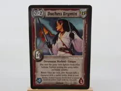 WARLORD Saga of the Storm CCG Deverenian Character Card DUCHESS BRYMIN 001/108 - Image 1