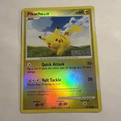 Pikachu 70/100 Reverse Holo Platinum Stamped Pokemon Cards LP - Image 1