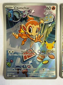 Pokemon 1st Partner Illustration Rare Turtwig Chimchar Piplup 3 Card Lot - Image 2
