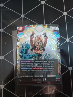Gogeta: BR FB09-007 SR Battle Card 35000 Power - Dragon Ball Super Card Game - Image 1