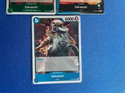 Sakazuki One Piece TCG 3-card lot OP05 Leader+OP06 Uncommon+OP09 Rare ships PWE - Image 5