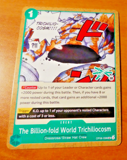 ONE PIECE ENGLISH CARD GAME CARTE LD01 PROMO N° 50 OP06-038 EN MINT - Image 1