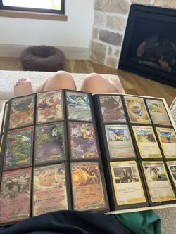 Pokemon Cards with Binder with a bunch of Rares and commons - Image 2