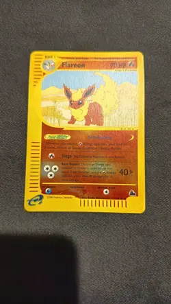 Pokemon Card Flareon Reverse Holo 8/144 Set Skyridge Eng No Charizard Nm/Exe - Image 2