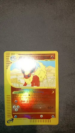 Pokemon Card Flareon Reverse Holo 8/144 Set Skyridge Eng No Charizard Nm/Exe - Image 3