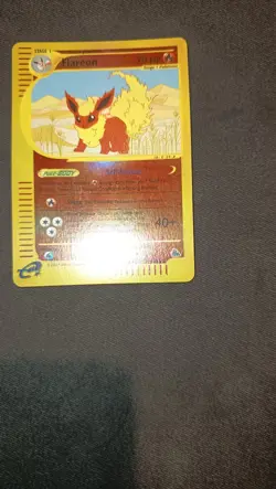Pokemon Card Flareon Reverse Holo 8/144 Set Skyridge Eng No Charizard Nm/Exe - Image 5