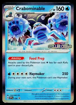 Crabominable 134/142 SV: Scarlet & Violet Promo Cards Holo - Image 1