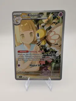 Pokemon TCG Journey Together: Lillie's Ribombee Illustration Rare Card 164/159 - Image 1