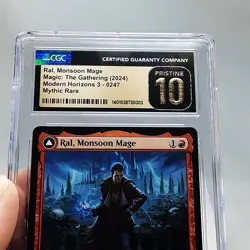 MTG - Modern Horizons 3 - Ral, Monsoon Mage - Graded CGC Pristine 10 - Image 5
