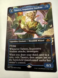 Tamiyo, Inquisitive Student (Borderless) Modern Horizons 3 Regular - Image 3