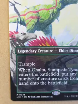 Ghalta, Stampede Tyrant (Borderless) The Lost Caverns of Ixalan Regular - Image 3