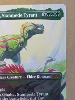 Ghalta, Stampede Tyrant (Borderless) The Lost Caverns of Ixalan Regular - Image 4