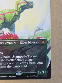 Ghalta, Stampede Tyrant (Borderless) The Lost Caverns of Ixalan Regular - Image 5