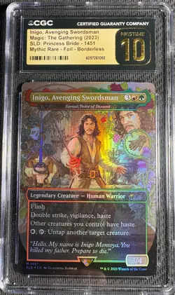 Inigo - Princess Bride Secret Lair Drop Series Foil MTG - CGC Pristine 10 - Image 1