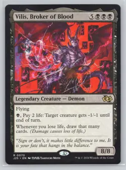 Vilis, Broker of Blood (Anime) R Foundations Jumpstart 70 NM - Image 1