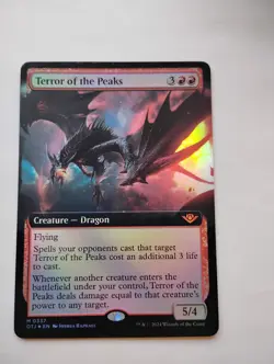 Terror of the Peaks (Extended Art) Outlaws of Thunder Junction Foil - Image 1