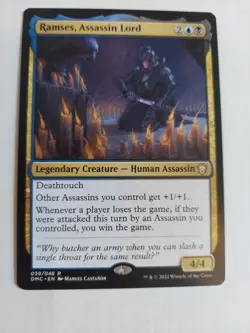 Ramses, Assassin Lord Commander: Dominaria United Regular - Image 1