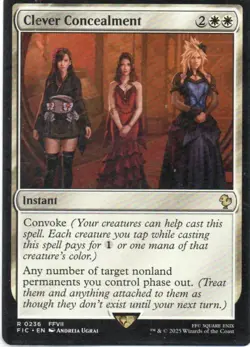 MTG: Final Fantasy Commander: Clever Concealment: Lightly Played Condition - Image 1