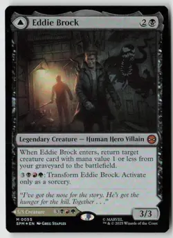 Eddie Brock Marvel's Spider-Man (55) Foil - MTG - Image 1
