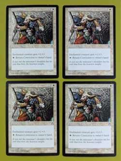Conviction x4 Stronghold 4x Playset Magic the Gathering MTG - Image 1