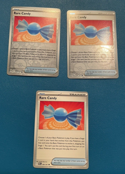 Pokemon Cards Rare Candy Paldean Fates 089/091 NM 3 pack - Image 4