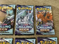 Pokemon TCG Chilling Reign Booster Pack Lot of 8 Sealed Sword & Shield - Image 3