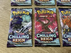 Pokemon TCG Chilling Reign Booster Pack Lot of 8 Sealed Sword & Shield - Image 4
