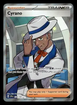 Cyrano (Ultra Rare) 230/191 Pokemon Scarlet Violet Surging Sparks - Image 1