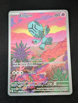 Elgyem 120/086 Pokemon Black Bolt Illustration Rare NM - Image 1