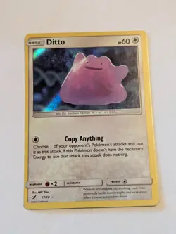 Ditto 17/18 Pokemon TCG SM: Detective Pikachu Holo NM - Image 1