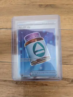 Pokemon N's PP Up Trainer-Item Full Art Foil Rare Card 262/217 - Image 1