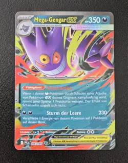 Pokemon Mega-Gengar EX 56/94 Fatale Flammen Double Rare Holo DE NM Deutsch #2 - Image 1