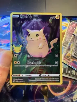 ✨Pokemon Pikachu Celebrations Full Art Holo NEAR MINT Condition!✨ - Image 1