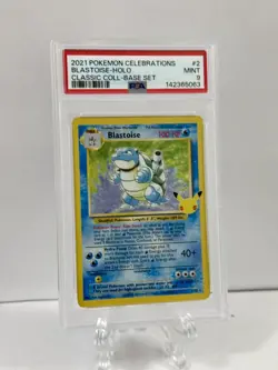 2021 Pokemon Celebrations Blastoise Holo #2 Classic Collection PSA 9 🔥 - Image 2