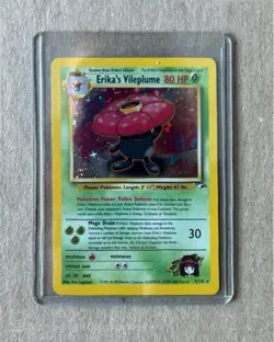 Erika's Vileplume 5/132 - 2000 Pokemon Gym Heros Set WOTO TCG - Image 3