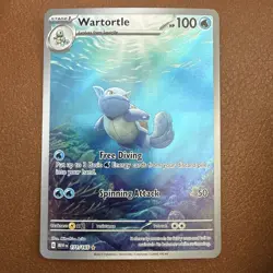 Pokemon Wartortle Illustration Rare Holo 171/165 Sv: Scarlet & Violet 151 M/NM - Image 1