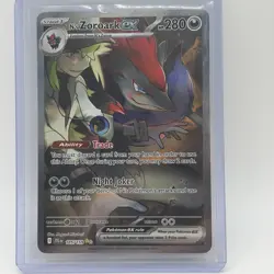 N's Zoroark ex 185/159 Journey Together Special Illustration Rare Pokemon TCG - Image 1