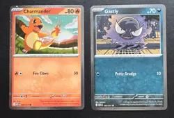 Charmander 020/217 Gastly 123/217 Ascended Heroes Cosmos Holo Set Pokemon TCG NM - Image 1